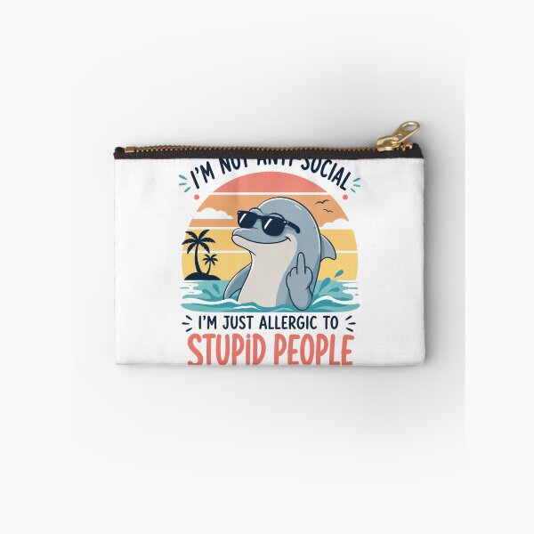 Item preview, Vintage Dolphin Seamless Pattern – Retro Ocean Marine Wildlife Design designed and sold by CallisC-Arts.
