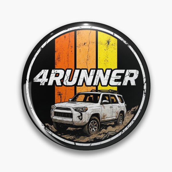 Item preview, Retro Distressed Style 5th Gen 4Runner Offroad 4x4 [Black Shirt Only] designed and sold by Off-Road-Zone.