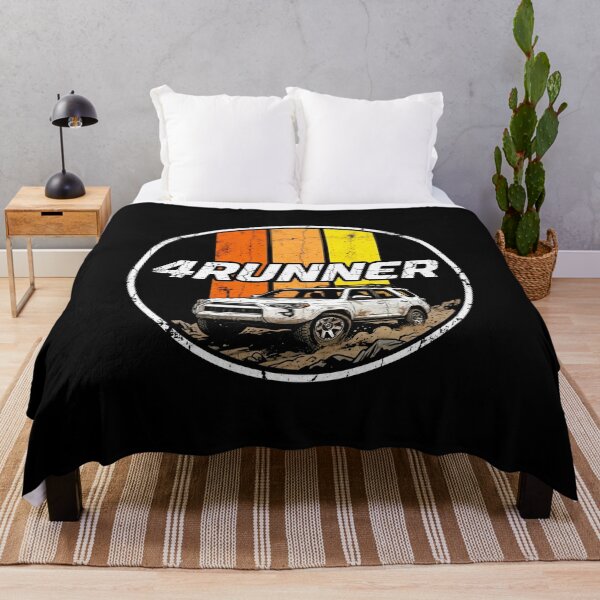 Item preview, Retro Distressed Style 5th Gen 4Runner Offroad 4x4 [Black Shirt Only] designed and sold by Off-Road-Zone.