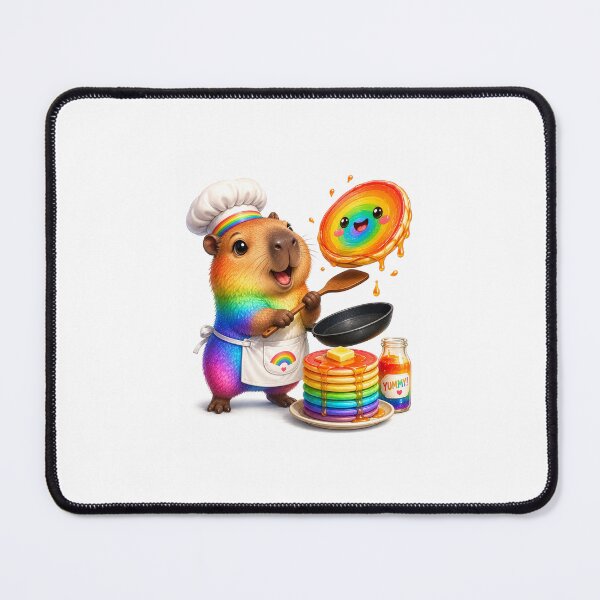 Item preview, Flipping Happiness with Rainbow Pancakes designed and sold by QuirkNest Studio .