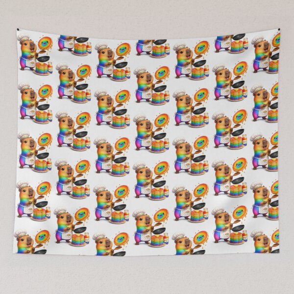 Item preview, Flipping Happiness with Rainbow Pancakes designed and sold by QuirkNest Studio .