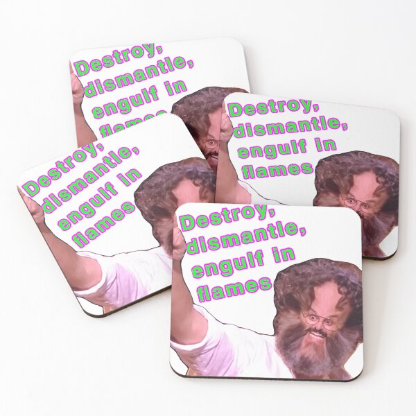 Item preview, Destruir Desmantelar Envolver en llamas designed and sold by weavernap.