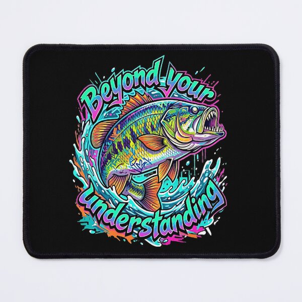 Item preview, Colorful Largemouth Bass Fishing Artwork: Angler Lifestyle Illustration designed and sold by ShadowArtEG.