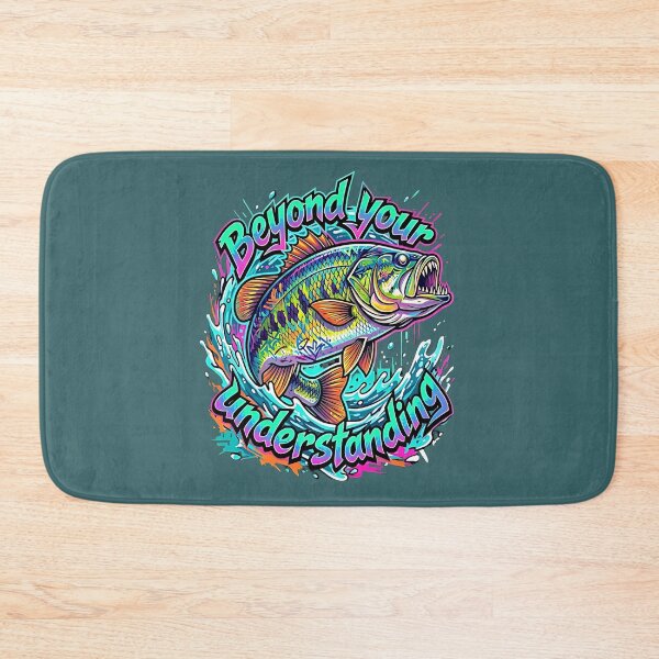 Item preview, Colorful Largemouth Bass Fishing Artwork: Angler Lifestyle Illustration designed and sold by ShadowArtEG.