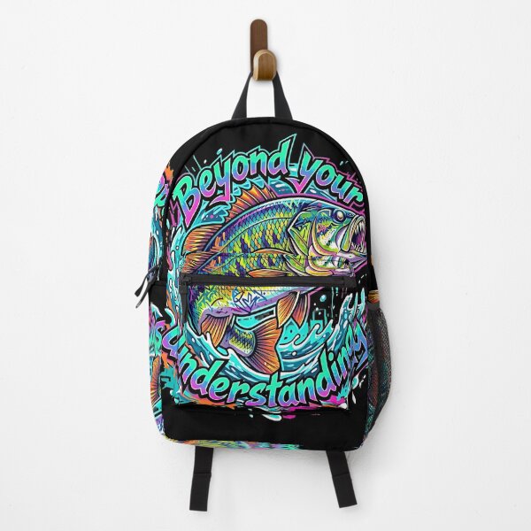 Item preview, Colorful Largemouth Bass Fishing Artwork: Angler Lifestyle Illustration designed and sold by ShadowArtEG.