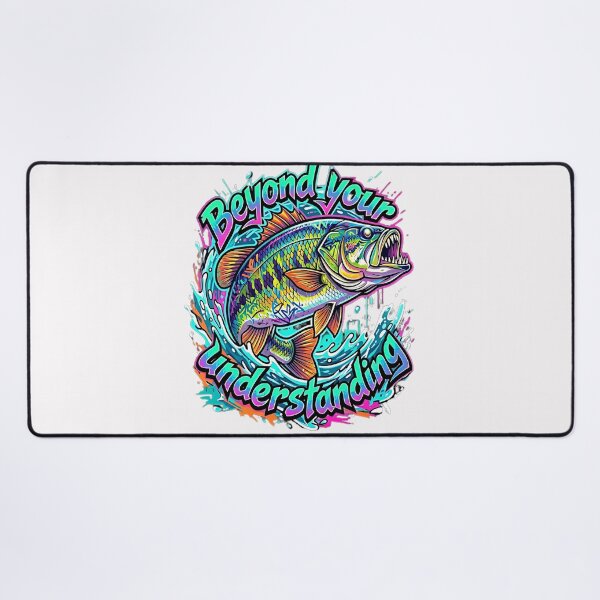 Item preview, Colorful Largemouth Bass Fishing Artwork: Angler Lifestyle Illustration designed and sold by ShadowArtEG.