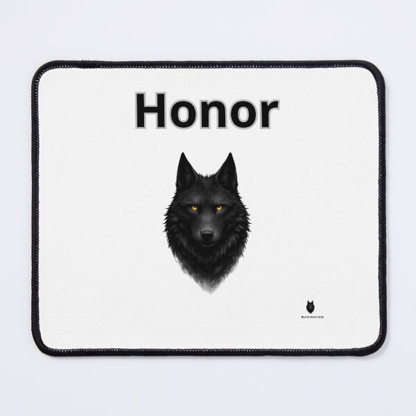 Item preview, Honor Is Earned, Never Given | Black Wolf Code designed and sold by Bwolf1956.