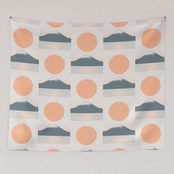 Item preview, Silent Sun Over Mount Fuji designed and sold by iamsla.