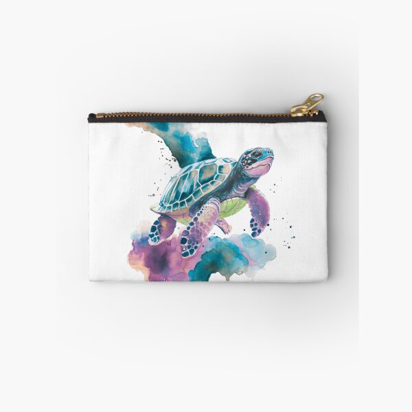 Item preview, Sea Turtle Watercolour Art — Spirit Animal Ocean Painting designed and sold by calamarisky.