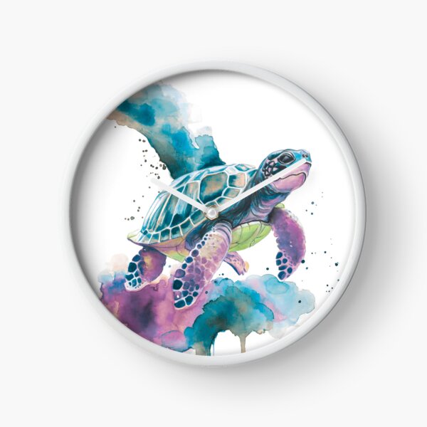 Item preview, Sea Turtle Watercolour Art — Spirit Animal Ocean Painting designed and sold by calamarisky.