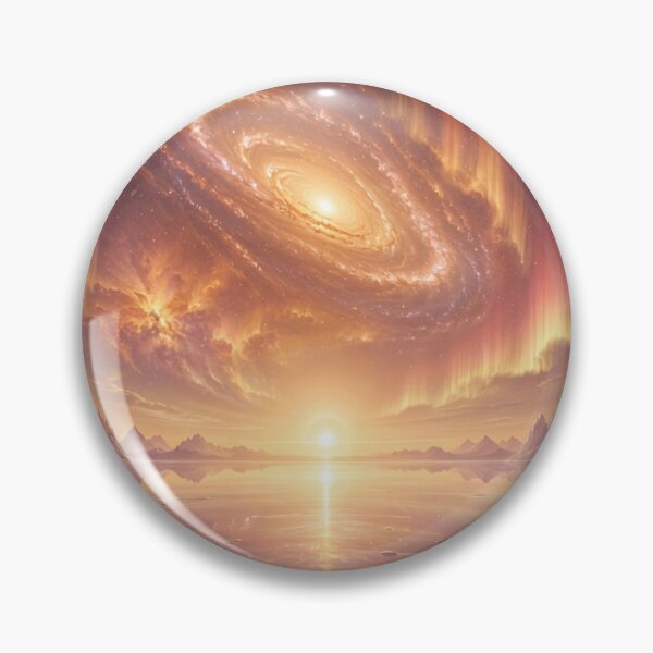 Item preview, The First Dawn | Cosmic Horizons Collection | Celestial Galaxy Sunrise Landscape Art2 designed and sold by OandSDesigns23.
