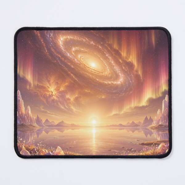 Item preview, The First Dawn | Cosmic Horizons Collection | Celestial Galaxy Sunrise Landscape Art2 designed and sold by OandSDesigns23.