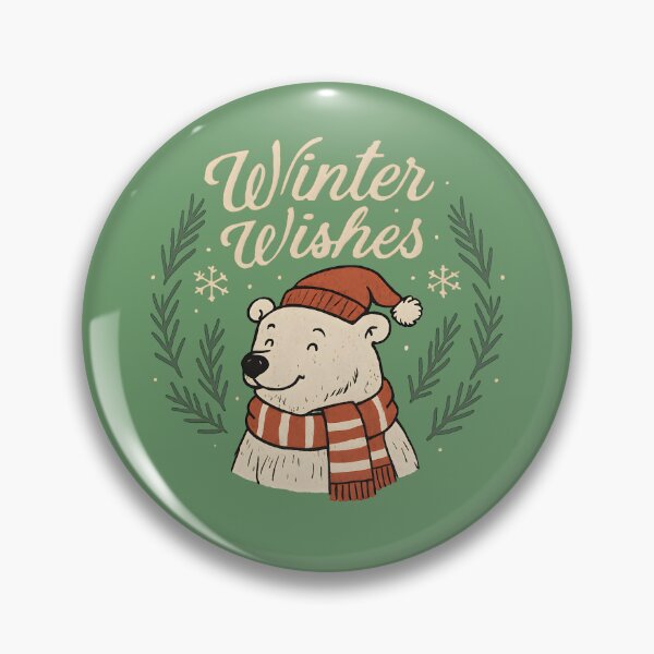 Item preview, Winter Wishes Cute Polar Bear Christmas Design designed and sold by WillowPages.
