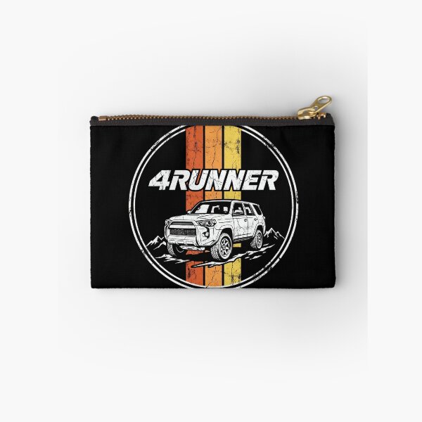 Item preview, Retro Distressed Style 5th Gen 4Runner Offroad White 4x4 [Black Shirt Only] designed and sold by Off-Road-Zone.