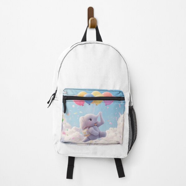 Item preview, Cute Elephant with Balloons Sticker | Whimsical Kawaii Design designed and sold by Stylestickers55.