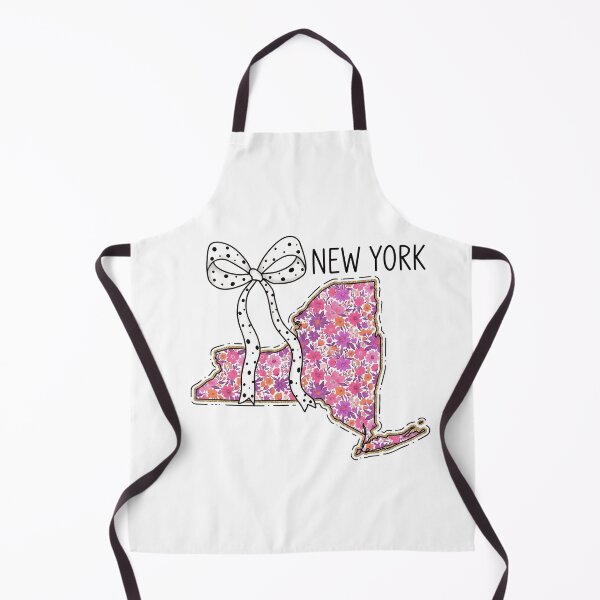 Item preview, Cute New york Floral Map Graphic Coquette Bow Design designed and sold by Paper Drip.