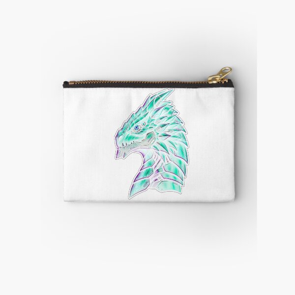 Item preview, White Mint Mecha Cyber Dragon Techwear Neon Sticker designed and sold by bug4j_DragonLab.