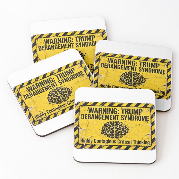 Item preview, Warning - Trump Derangement Syndrome Sign designed and sold by Dead Scientists Society .