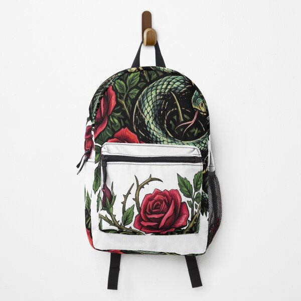 Item preview, Emerald Snake and Red Roses designed and sold by BHP Studio.
