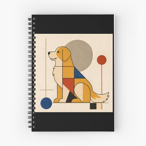 Item preview, Bauhaus Golden Retriever designed and sold by BarkhausStudio.