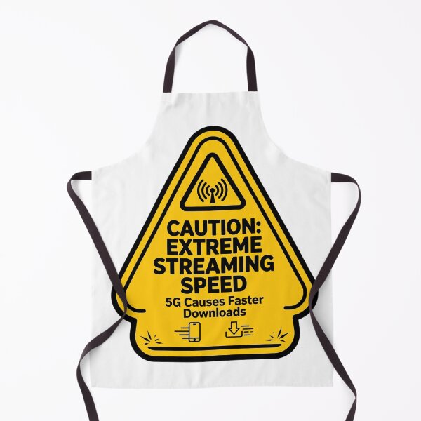 Item preview, Caution Extreme Streaming Speed - 5G Sign designed and sold by Dead Scientists Society .