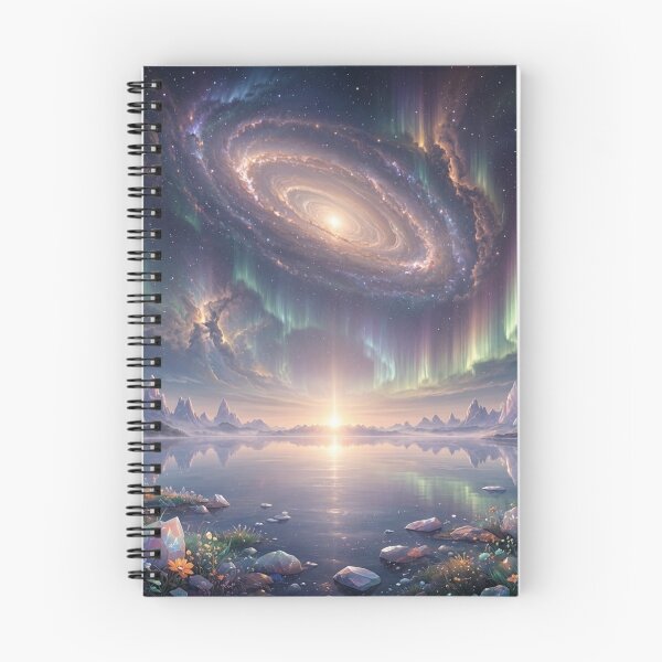 Item preview, The First Dawn | Cosmic Horizons Collection | Celestial Galaxy Sunrise Landscape Art3 designed and sold by OandSDesigns23.