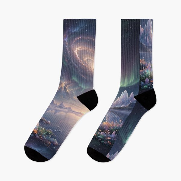 Item preview, The First Dawn | Cosmic Horizons Collection | Celestial Galaxy Sunrise Landscape Art3 designed and sold by OandSDesigns23.