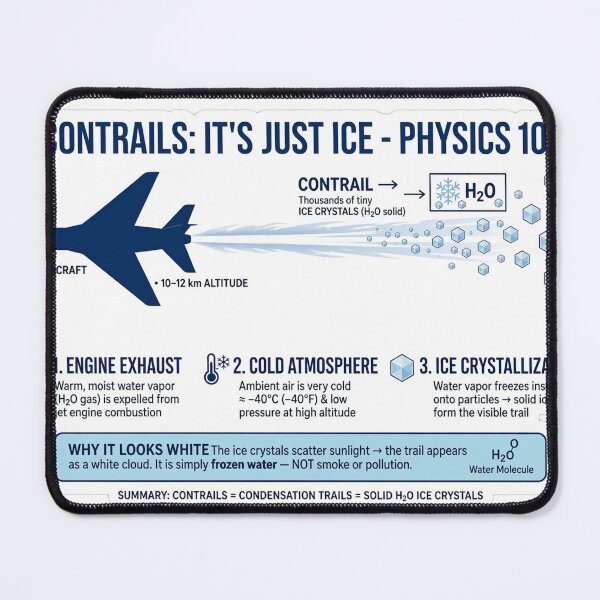 Item preview, Contrails Are Just Ice - Physics 101 designed and sold by Dead Scientists Society .