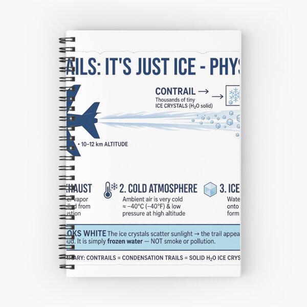 Item preview, Contrails Are Just Ice - Physics 101 designed and sold by Dead Scientists Society .