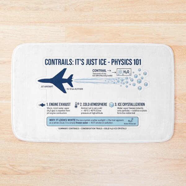 Item preview, Contrails Are Just Ice - Physics 101 designed and sold by Dead Scientists Society .