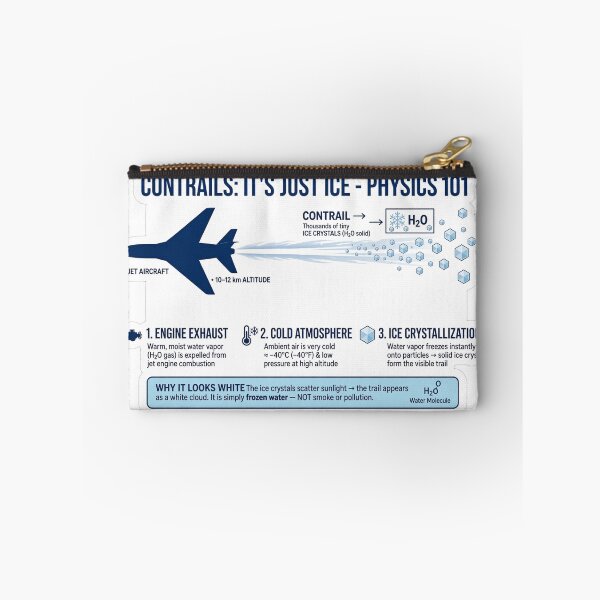 Item preview, Contrails Are Just Ice - Physics 101 designed and sold by Dead Scientists Society .