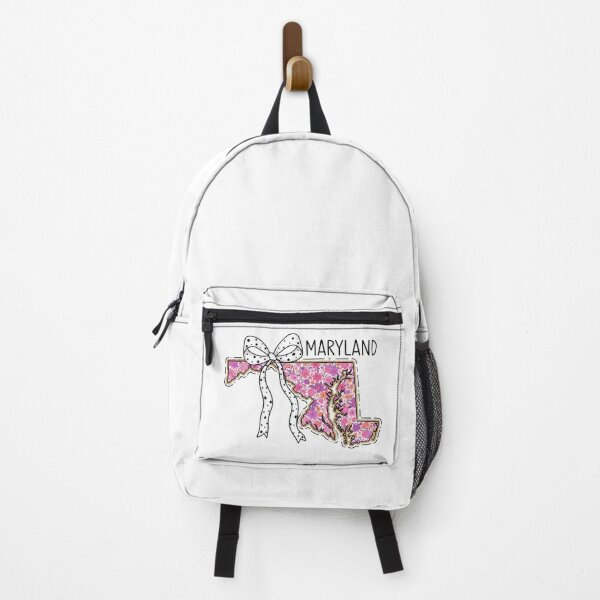 Item preview, Cute Maryland Floral Map Graphic Coquette Bow Design designed and sold by Paper Drip.