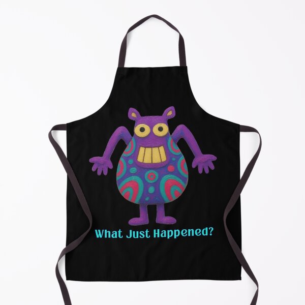 Item preview, What Just Happened? - Funny Confused Monster designed and sold by PatykArt.