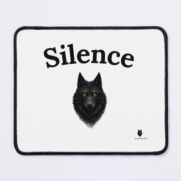 Item preview, Silent Minds Build Strong Lives | Black Wolf Code designed and sold by Bwolf1956.