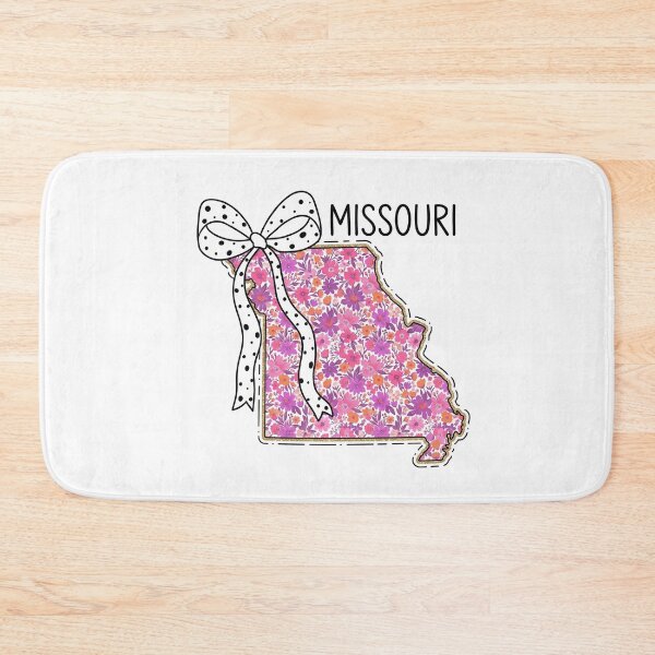 Item preview, Cute Missouri Floral Map Graphic Coquette Bow Design designed and sold by Paper Drip.