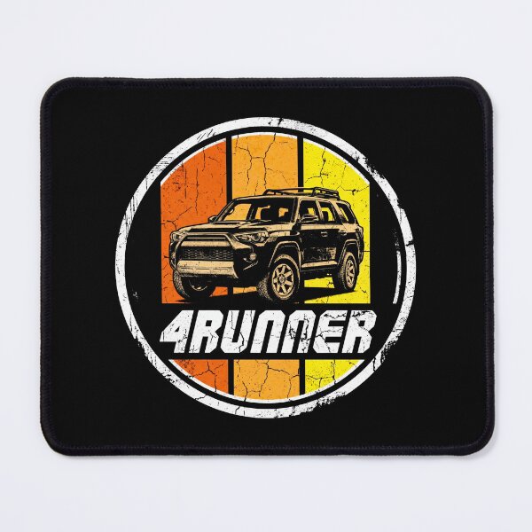 Item preview, Retro Distressed Style 5th Gen 4Runner Offroad Black 4x4 [Black Shirt Only] designed and sold by Off-Road-Zone.