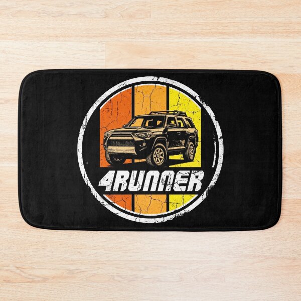 Item preview, Retro Distressed Style 5th Gen 4Runner Offroad Black 4x4 [Black Shirt Only] designed and sold by Off-Road-Zone.