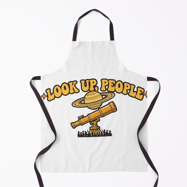 Item preview, Look Up People - Retro Telescope Astronomy designed and sold by Dead Scientists Society .