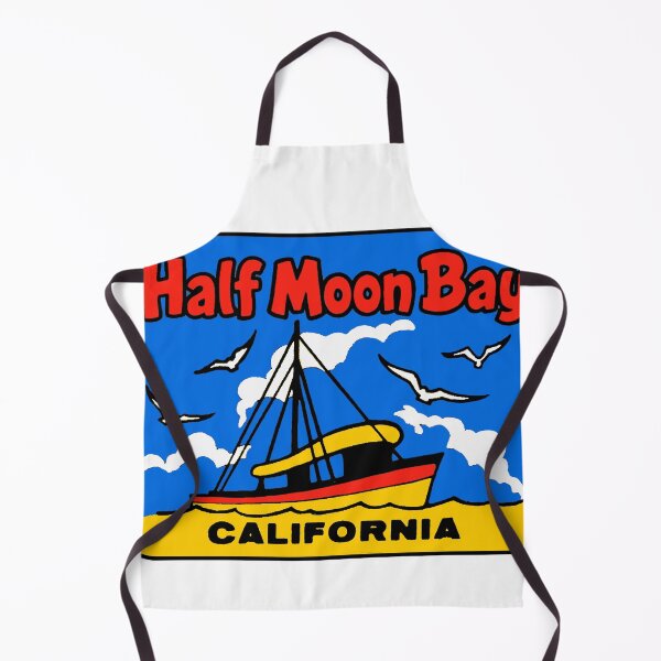 Item preview, Half Moon Bay California Vintage Style Decal designed and sold by Decal Mania.