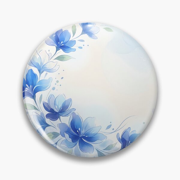 Item preview, Elegant Soft Blue Floral Arrangement designed and sold by Neural Dream.