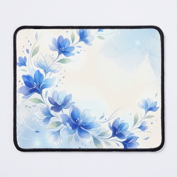 Item preview, Elegant Soft Blue Floral Arrangement designed and sold by Neural Dream.