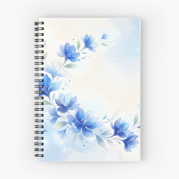 Item preview, Elegant Soft Blue Floral Arrangement designed and sold by Neural Dream.