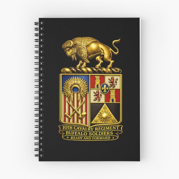 Item preview, 10th Cavalry Regiment - BUffalo Soldiers - COA - Ready and Forward - 3D Enhanced designed and sold by Military Insignia Products.