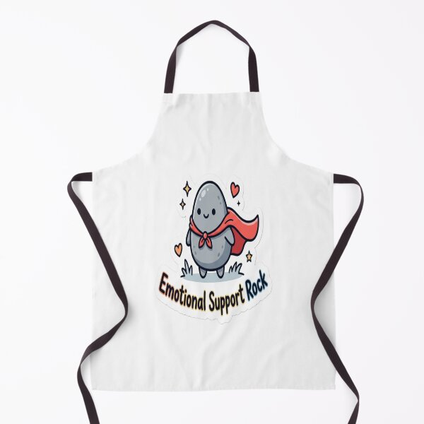 Item preview, Emotional Support Rock Sticker | Cute Kawaii Rock with Red Cape designed and sold by AdityaShop18.
