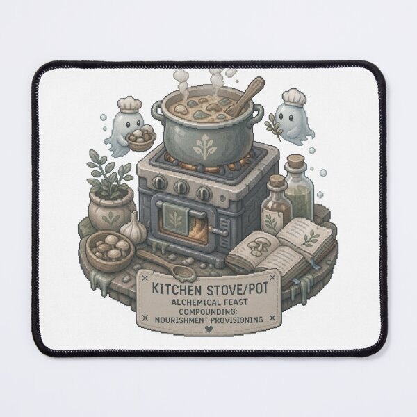 Item preview, Alchemical Feast Compounding | Gamified ADHD Meal Prep Sticker designed and sold by PixelQuestDaily.