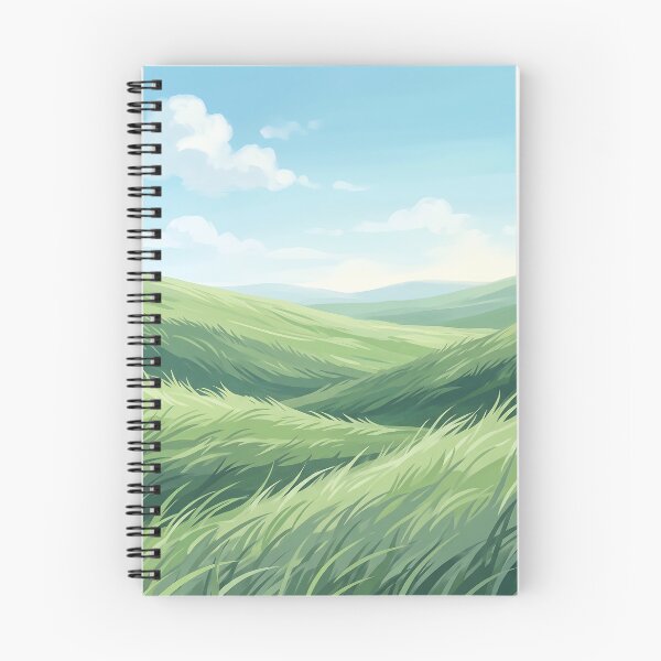 Item preview, Green Rolling Hills and Serene Blue Sky designed and sold by Neural Dream.