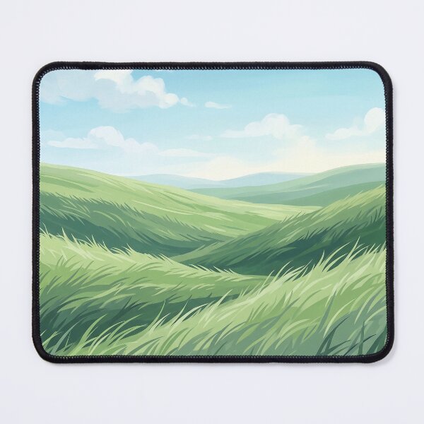 Item preview, Green Rolling Hills and Serene Blue Sky designed and sold by Neural Dream.