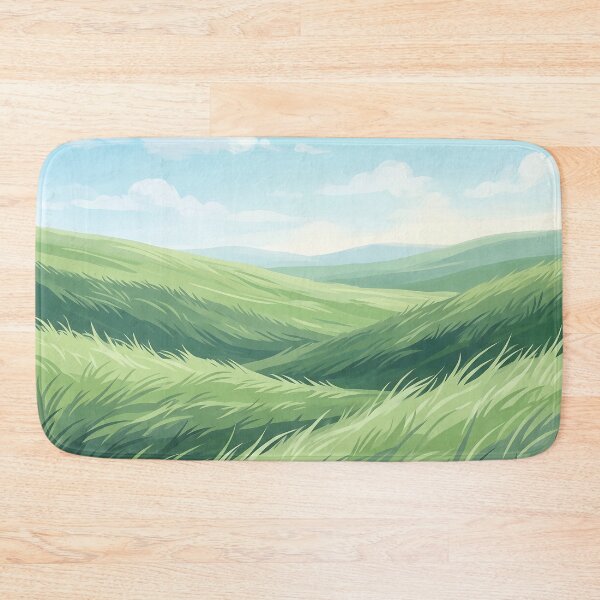Item preview, Green Rolling Hills and Serene Blue Sky designed and sold by Neural Dream.