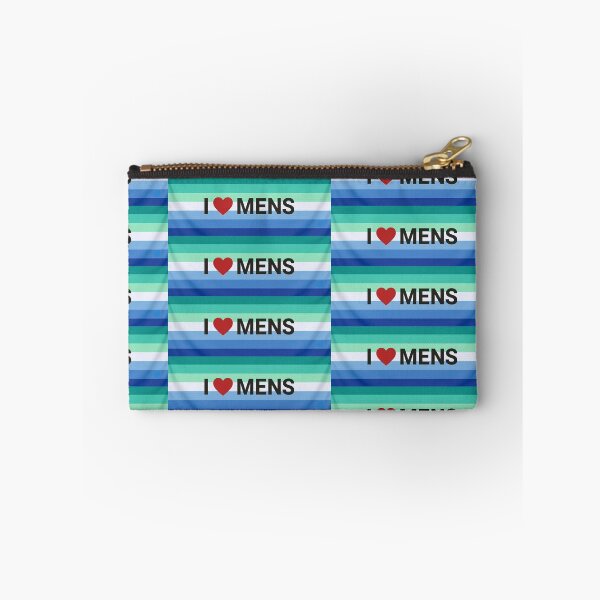 Item preview, I Love Men's Pride Flag Design designed and sold by Purpleclomb.