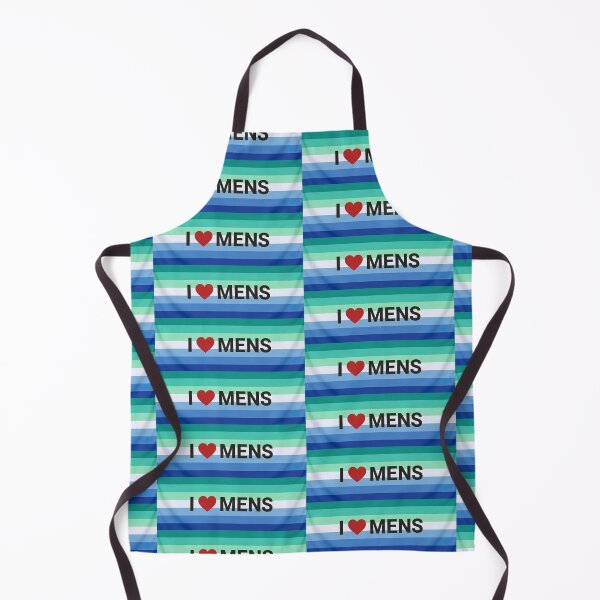 Item preview, I Love Men's Pride Flag Design designed and sold by Purpleclomb.